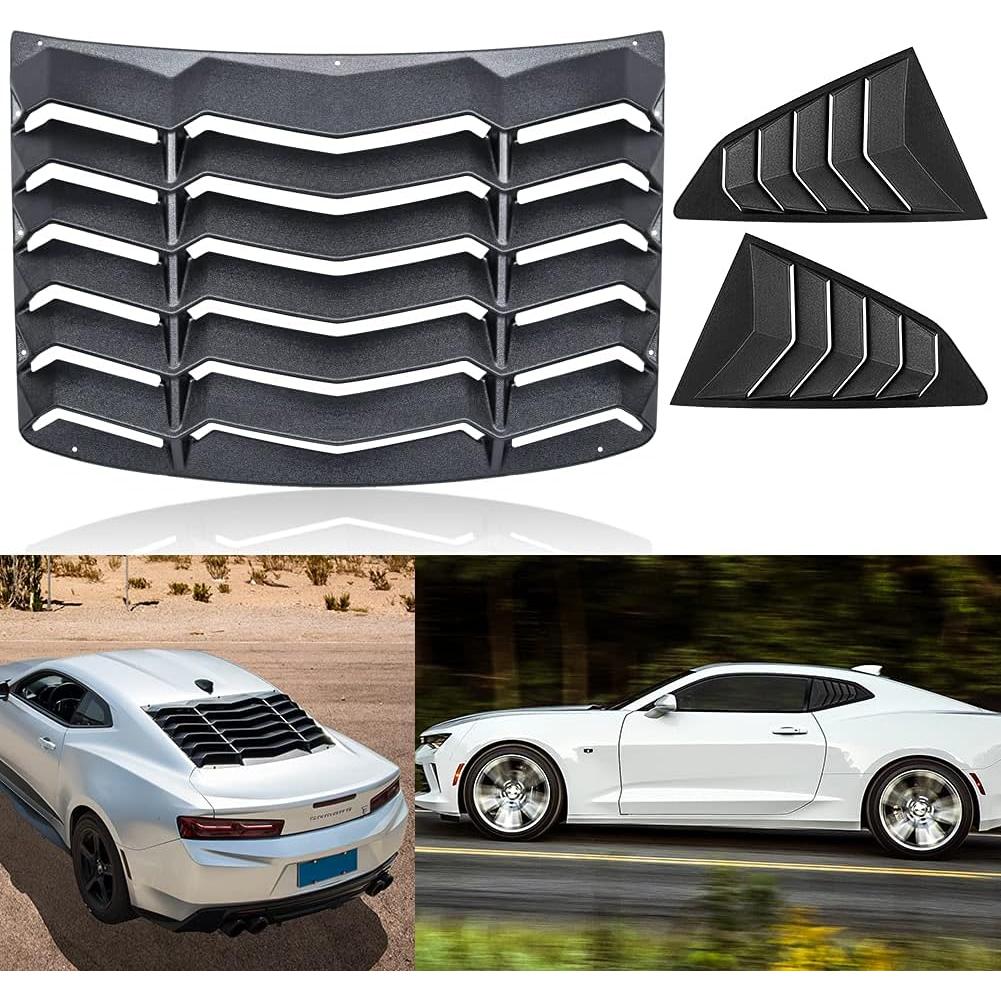 Louver Ventanas Traseras y Laterales Chevy Camaro 2016-2025