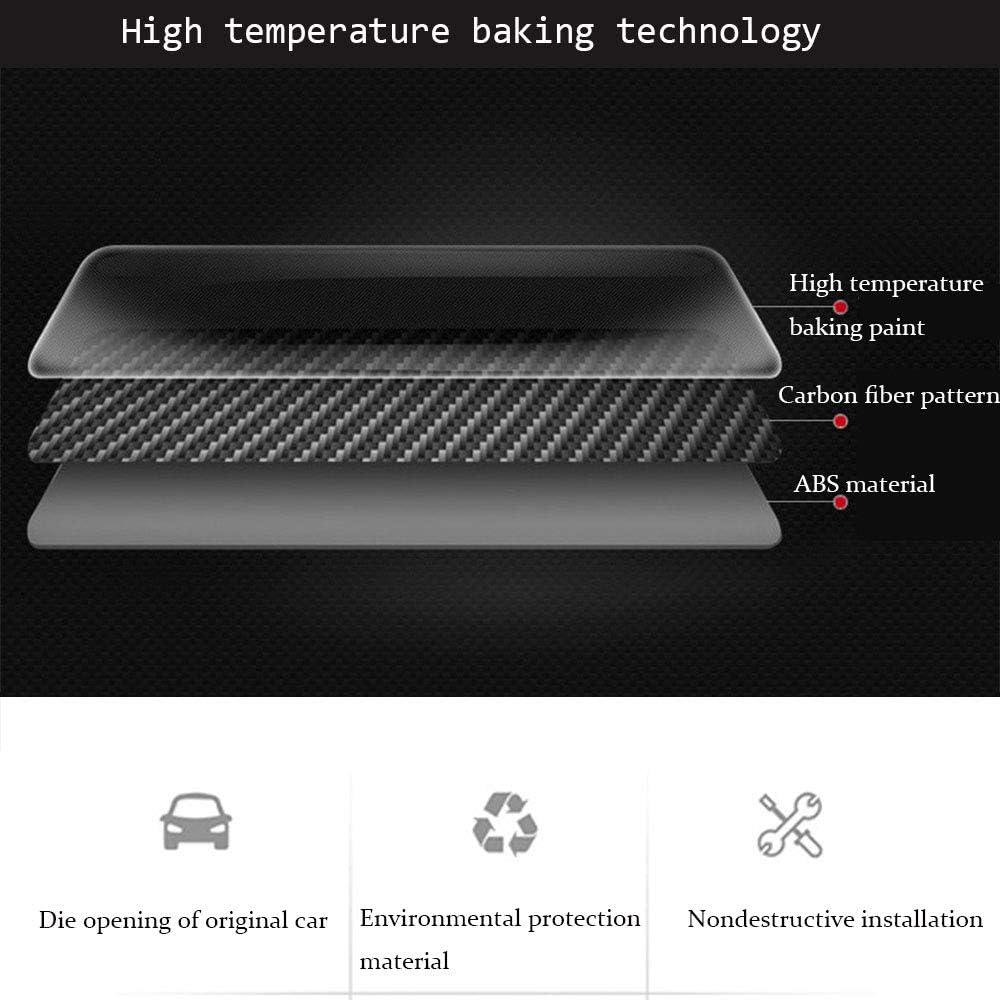 Cubiertas de Ventilación Lateral Honda Civic 2016-2021 ABS Carbono