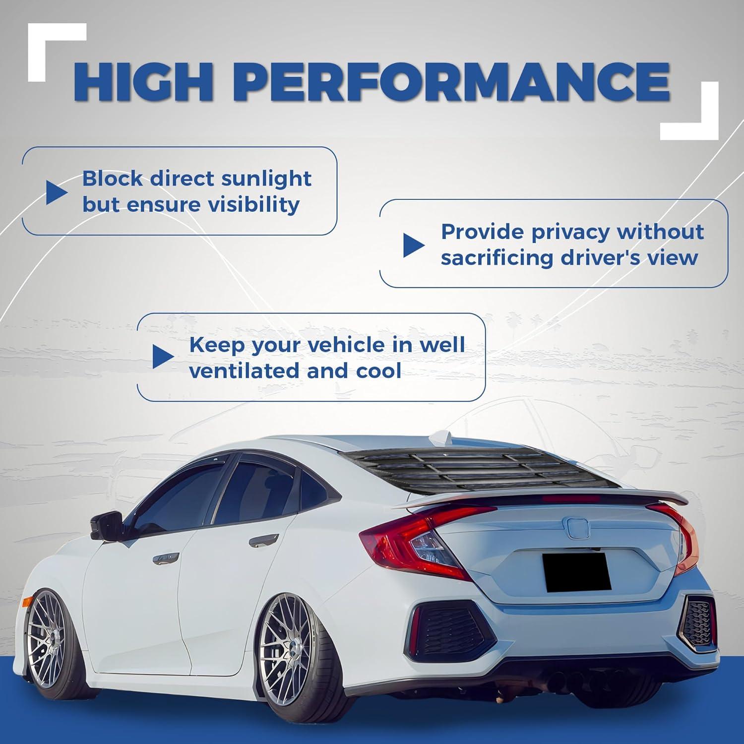 Persiana de Ventana Trasera HECASA para Honda Civic 2016-2021