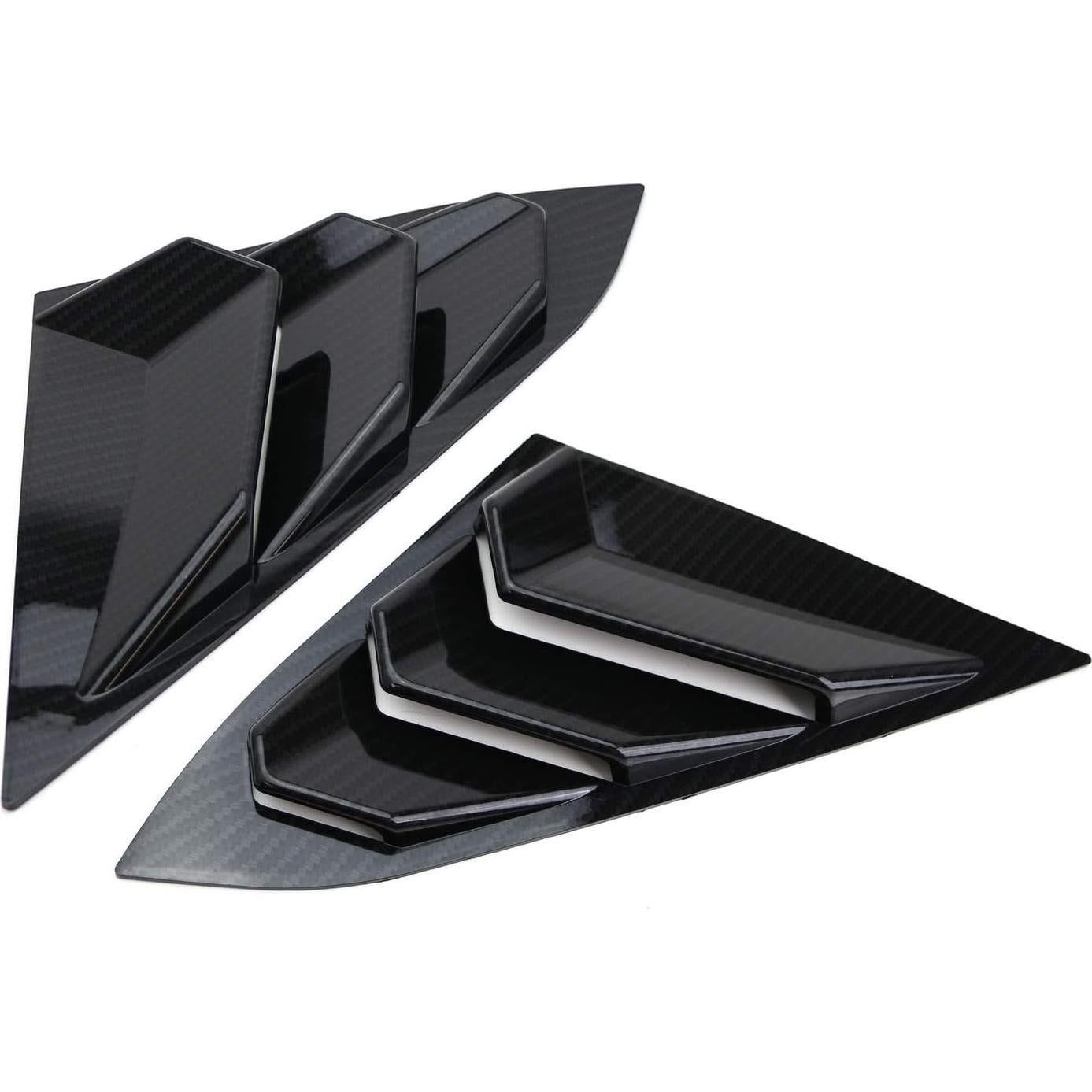 Louvers de Ventana Trasera Honda Civic 2016-21 iJDMTOY Carbono