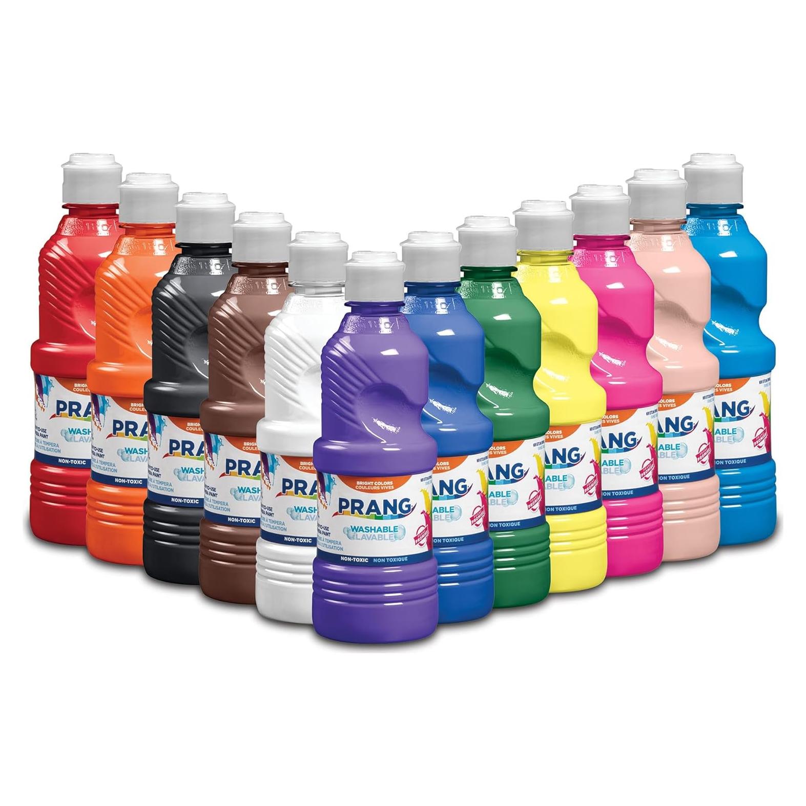 Pintura Tempera Lavable Prang 16 Oz. Colores Variados