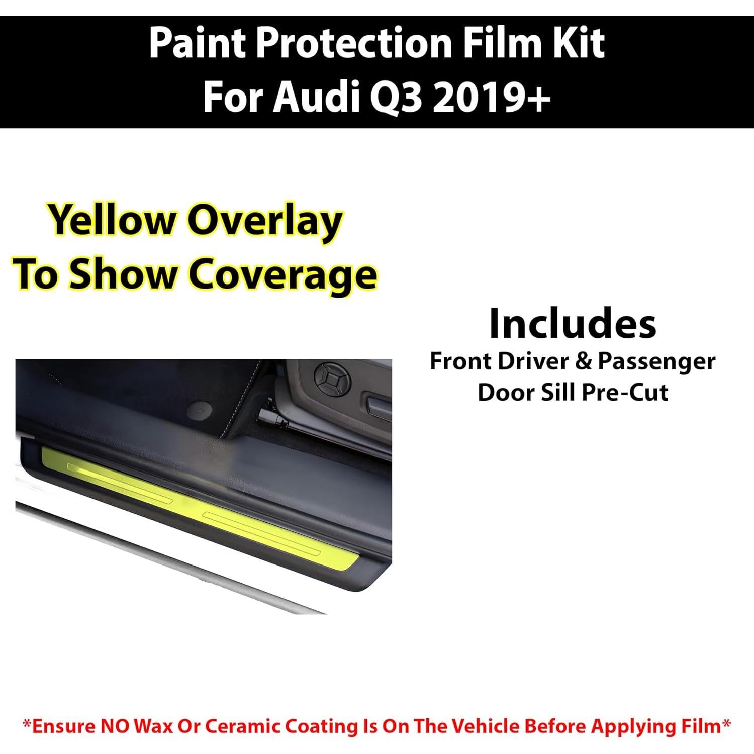 Kit de Protección de Pintura PPF Audi Q3 2019+ Bogar Tech