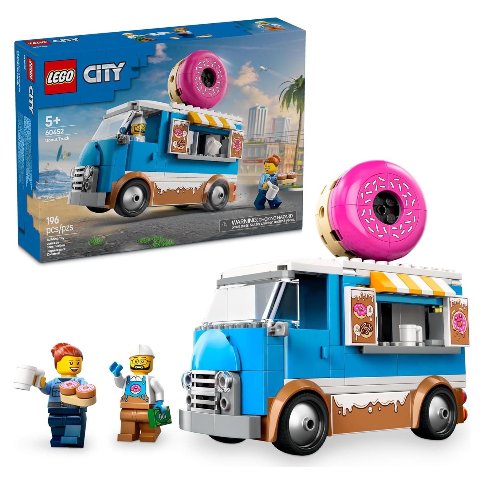 Camión de Donas LEGO City 60452 - Juguete de Construcción
