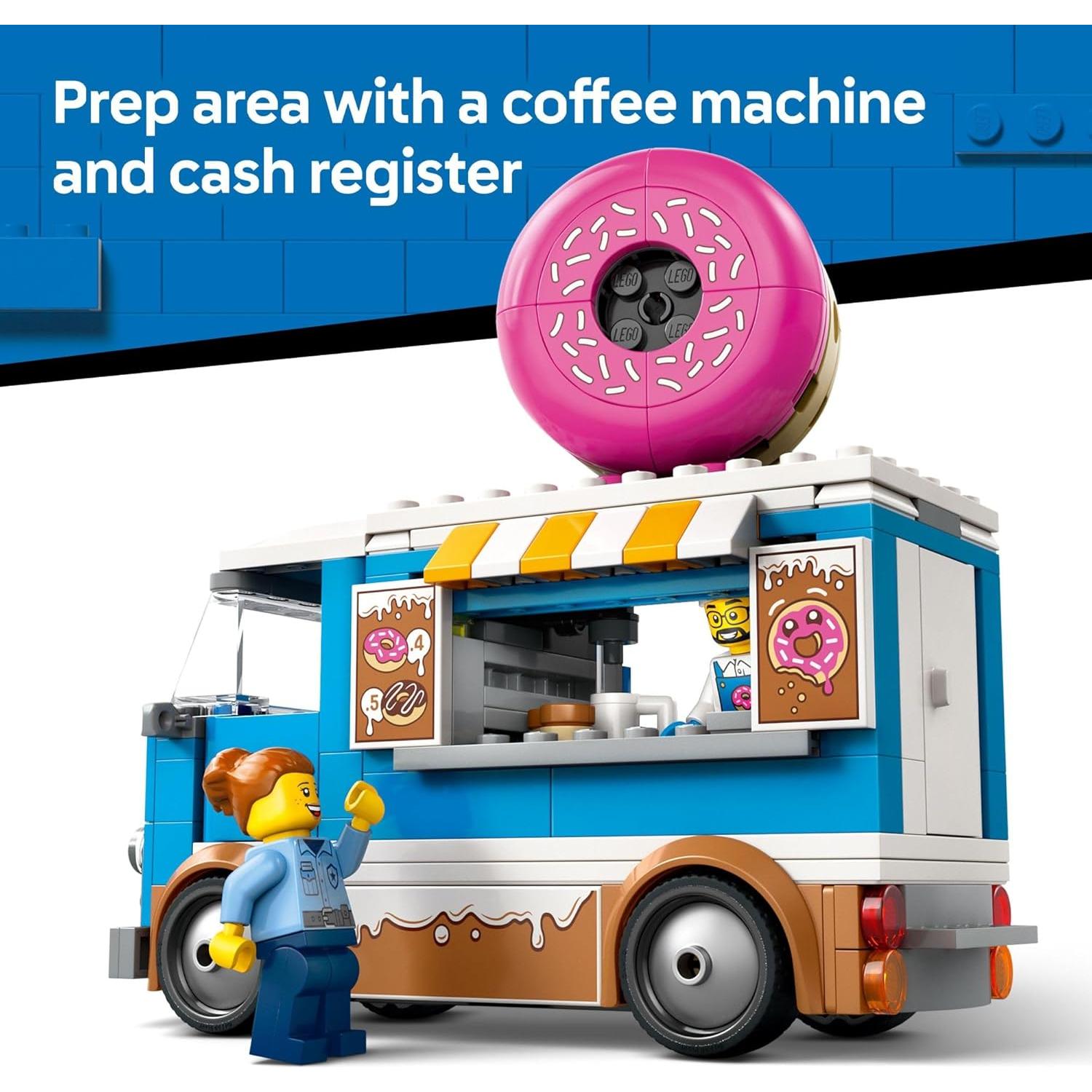 Camión de Donas LEGO City 60452 - Juguete de Construcción