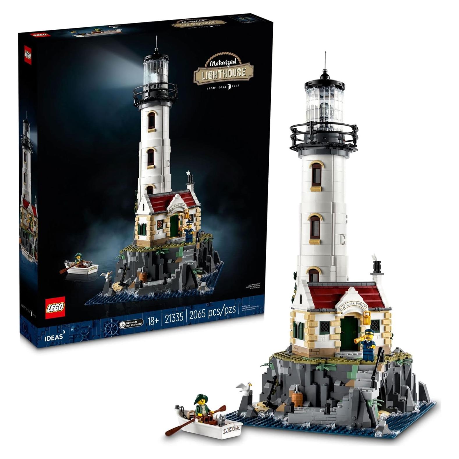 LEGO Ideas Faro Motorizado 21335 para Adultos con Luces