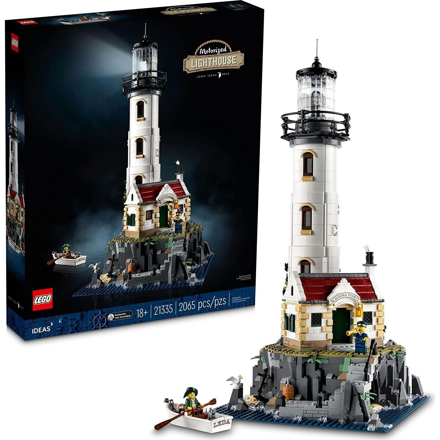 LEGO Ideas Faro Motorizado 21335 para Adultos con Luces