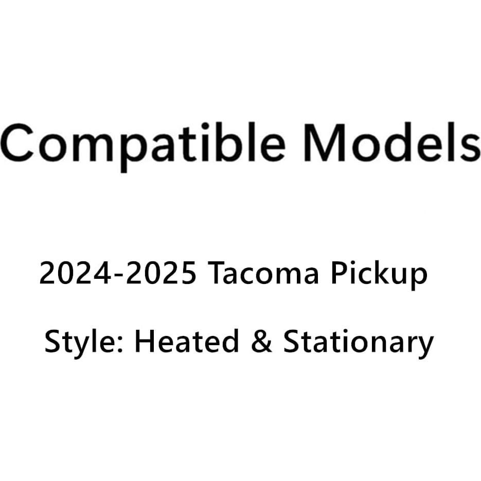 Ventana Trasera Fija NAGD con Calefacción y Privacidad Toyota Tacoma 2024-2025