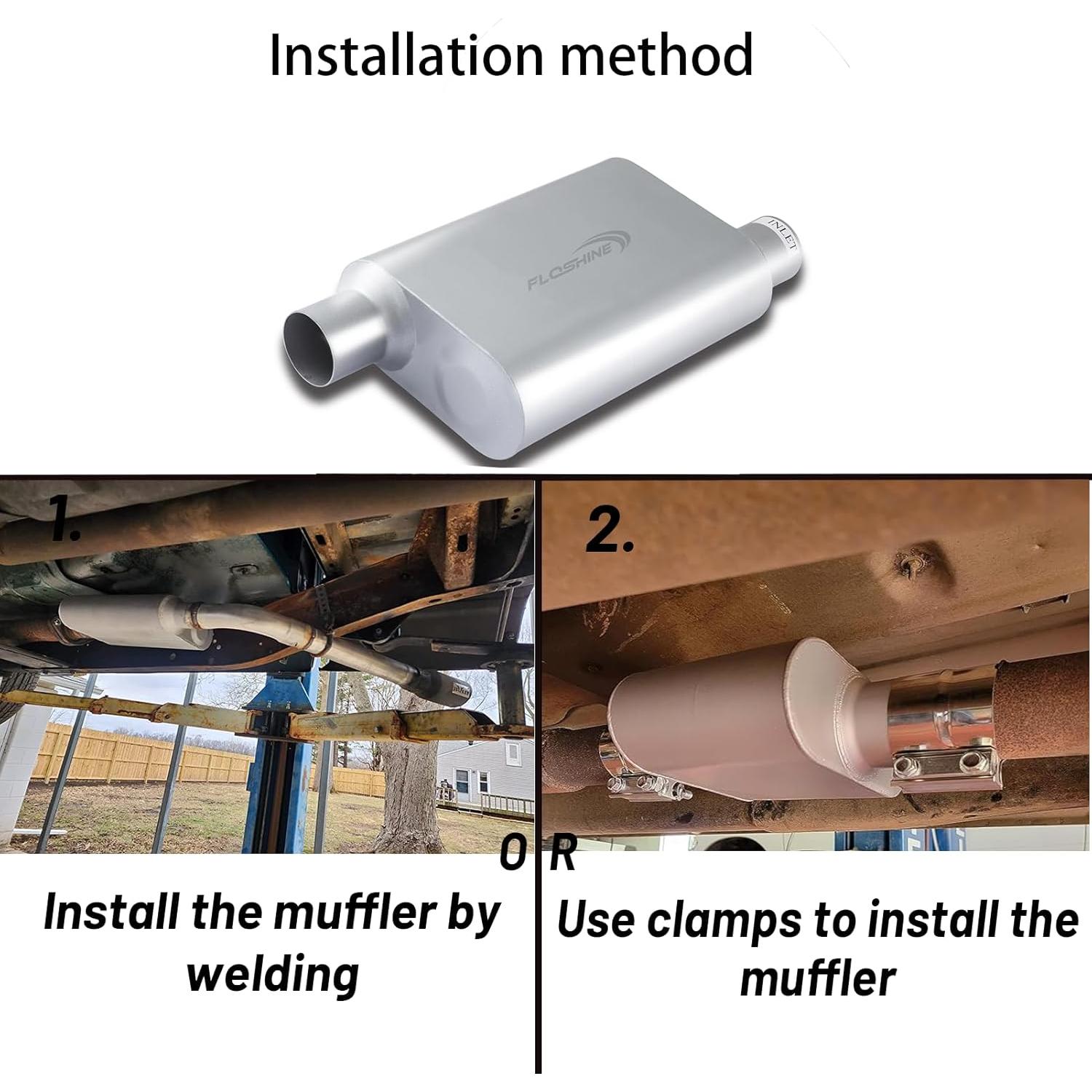 Silenciador de Rendimiento Floshine 2.5" Ovalado 43 cm