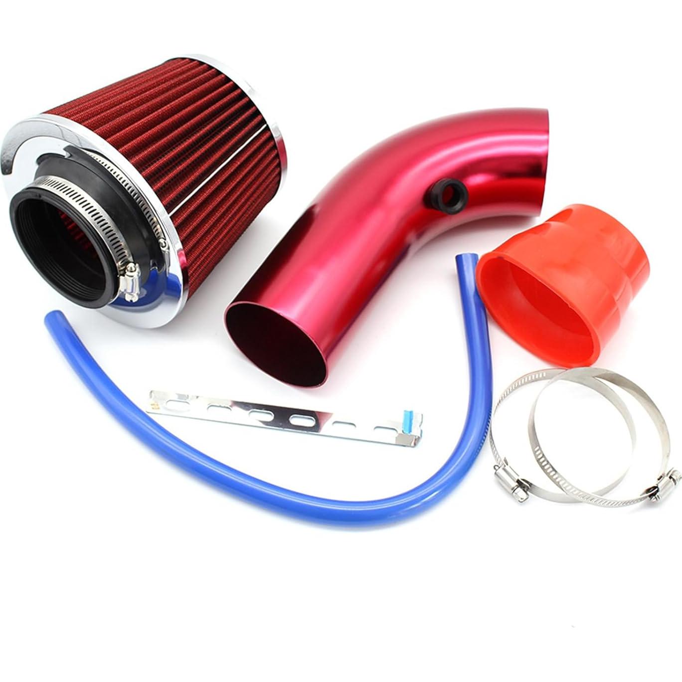 Kit de Admisión de Aire Frío Vechkom 76mm Rojo - Alto Rendimiento