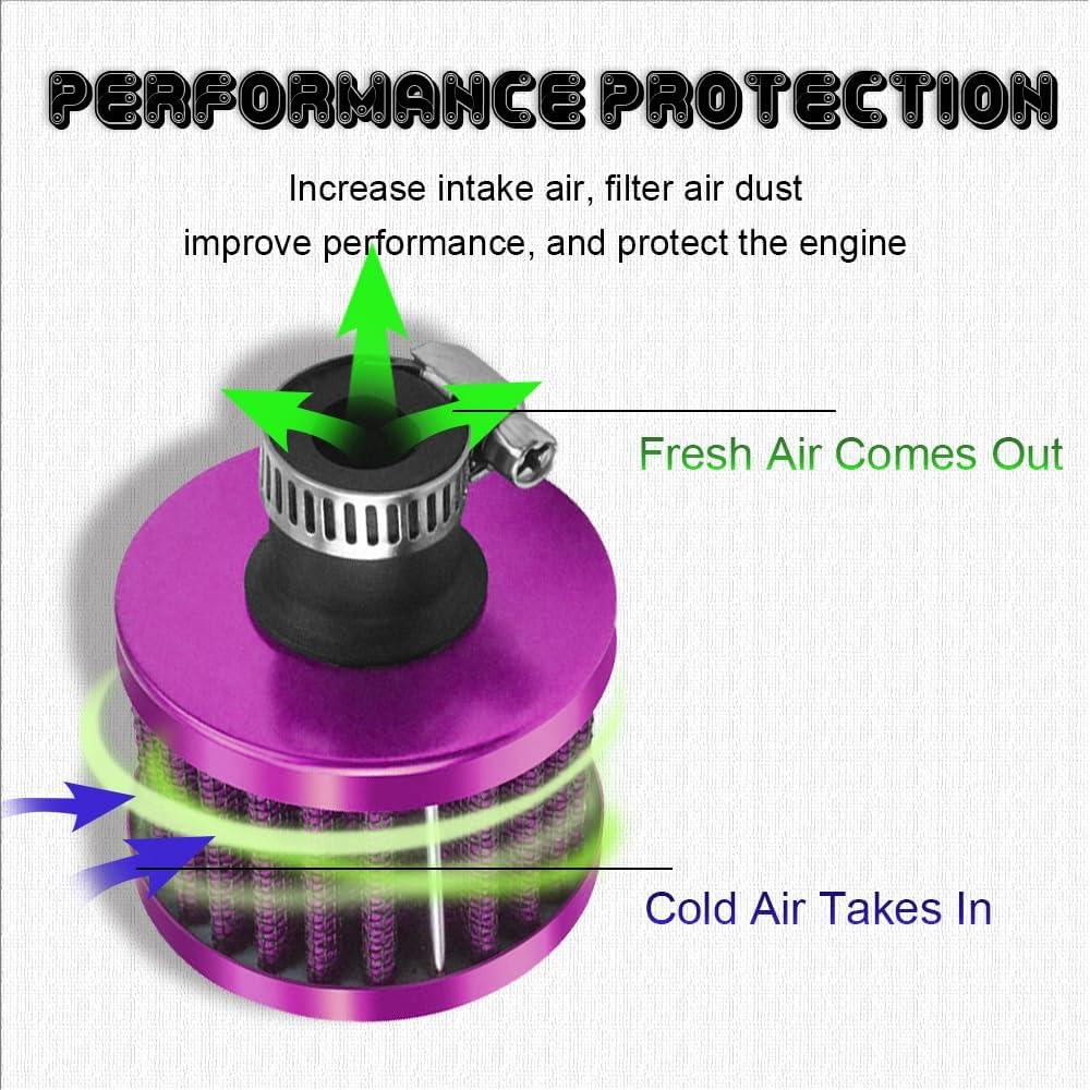 Filtro de Aire Cono Universal HAOBO 12mm para Motores Pequeños