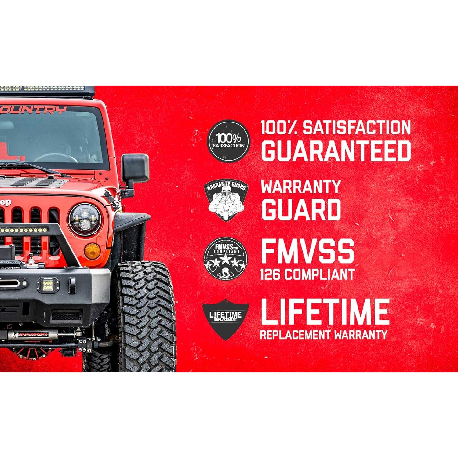 Sistema de Admisión de Aire Frío Rough Country Jeep Wrangler JK 2007-2011 3.8L