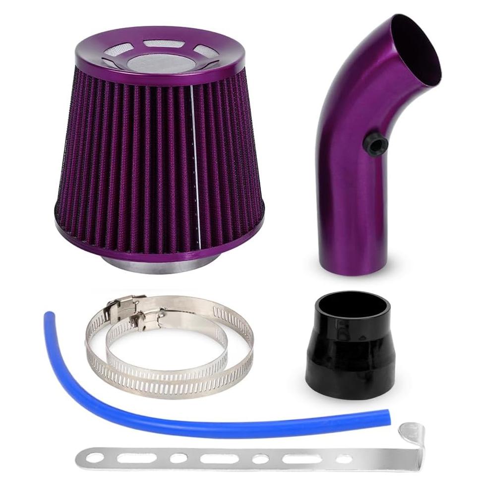 Kit de Entrada de Aire Frío BARTOO 3'' Aluminio Filtro Universal