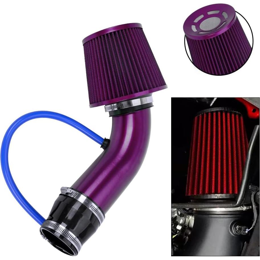 Kit de Entrada de Aire Frío BARTOO 3'' Aluminio Filtro Universal