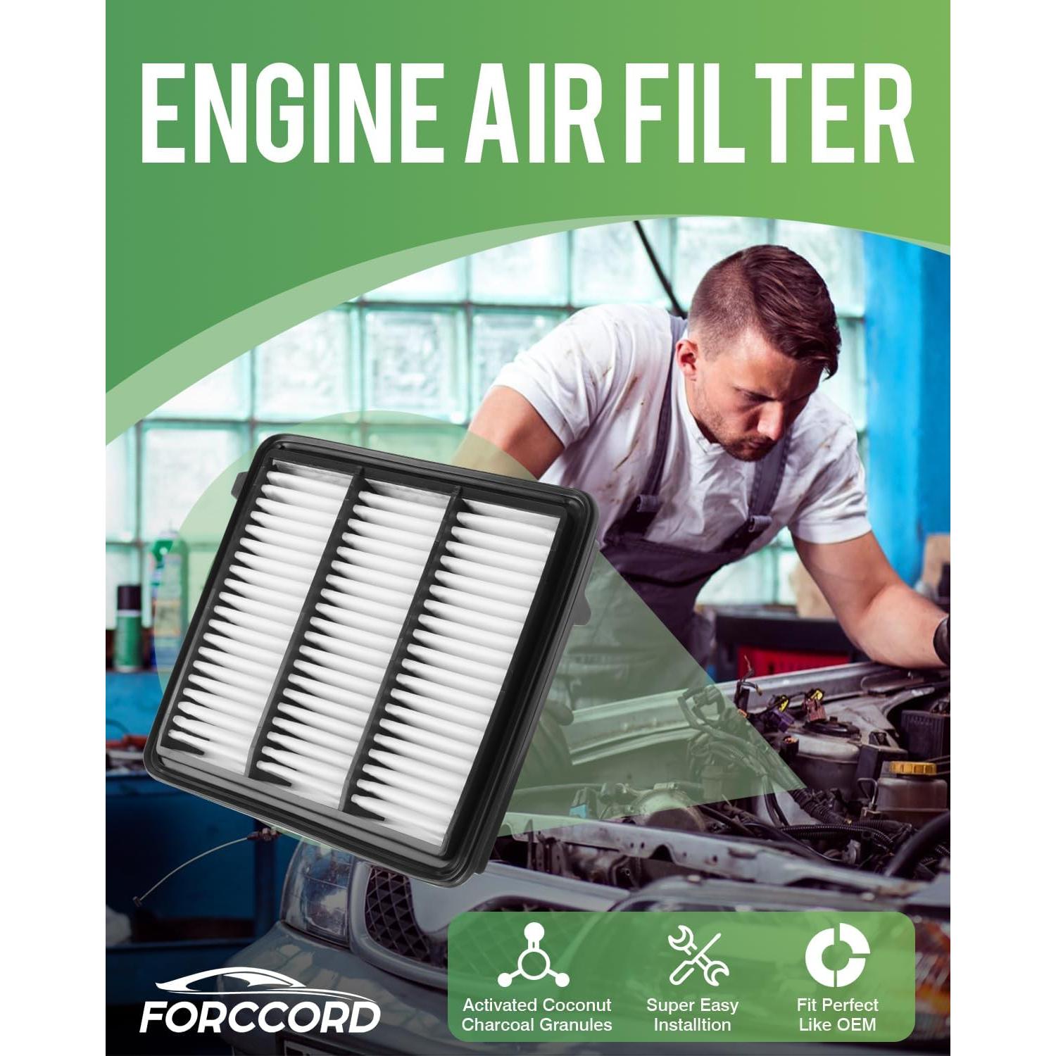 Filtro de aire Forccord 17220-64A-A00 para Honda 2022-2026