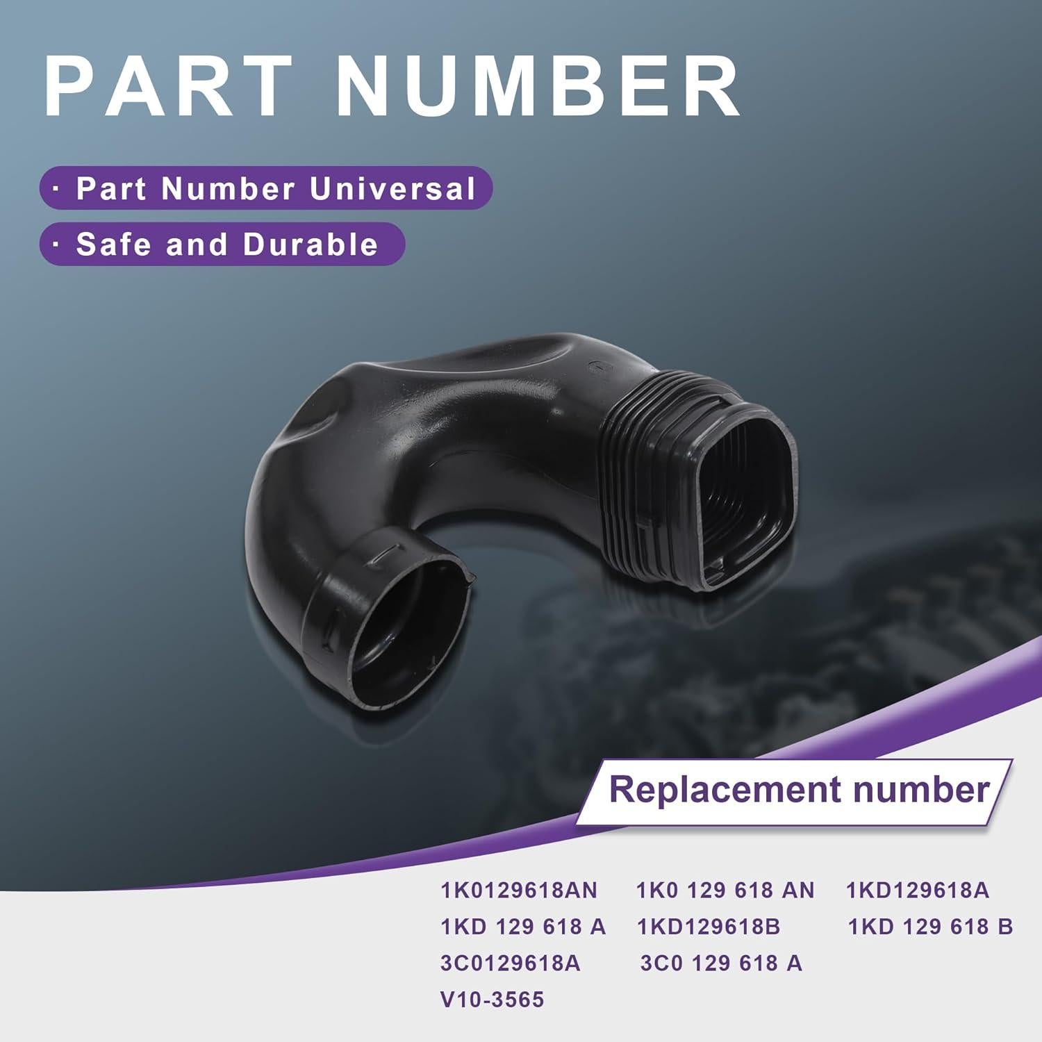 Tubería de Entrada de Aire Sprwinautummer 1K0129618AN para VW/AUDI