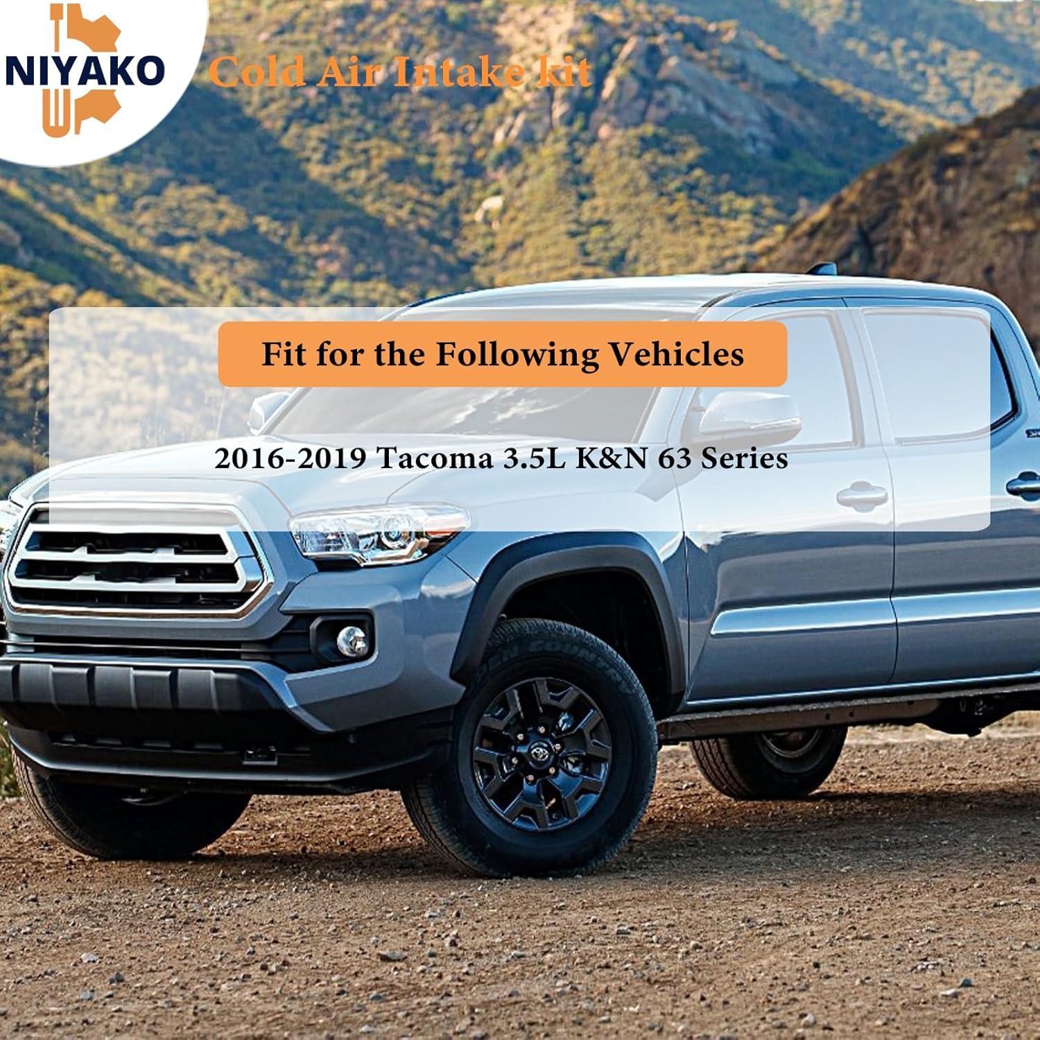 Kit de Admisión de Aire Frío Niyako 63-9039 Tacoma 2016-2019