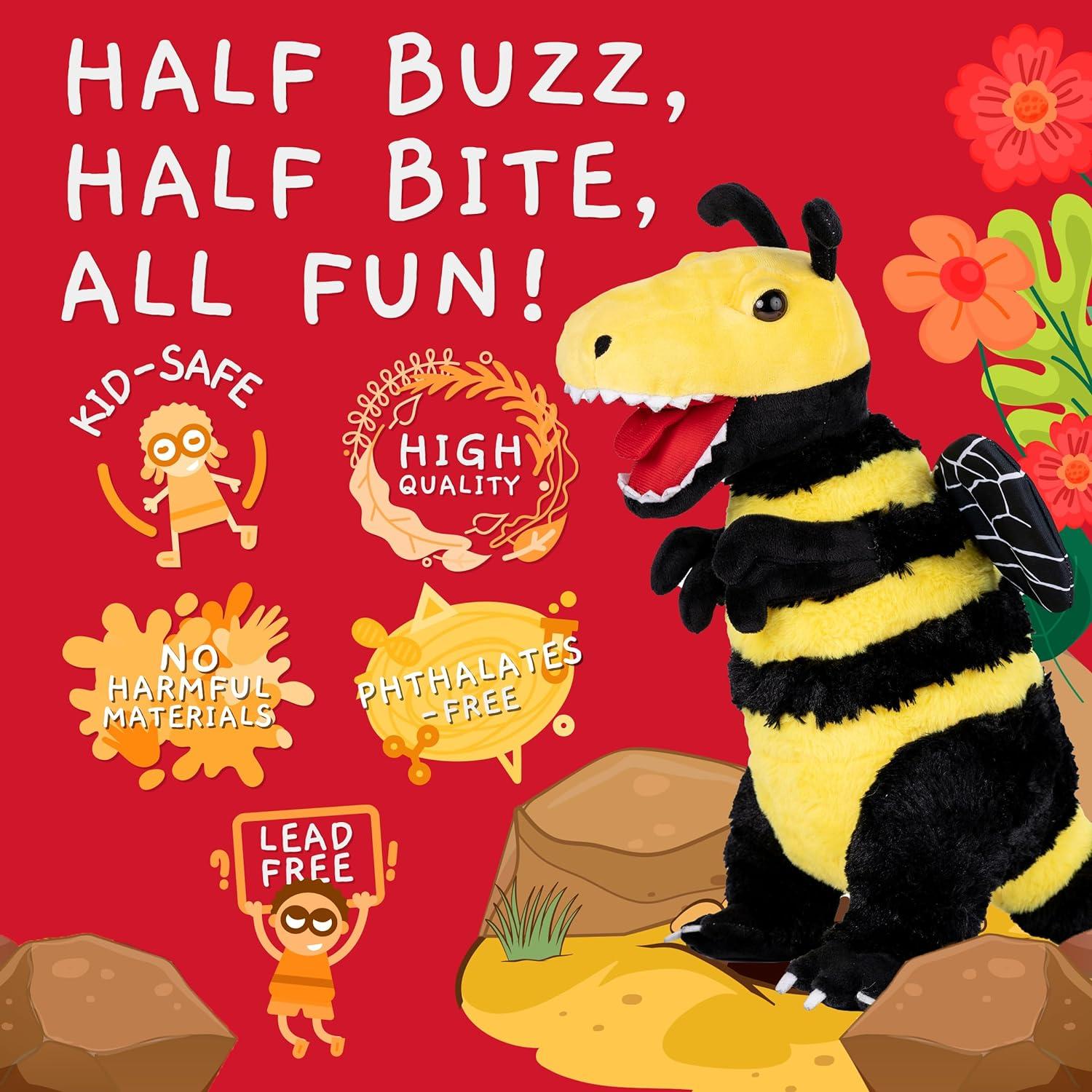 Peluches Híbridos Randimals B-Rex 25x17x43 cm para Niños