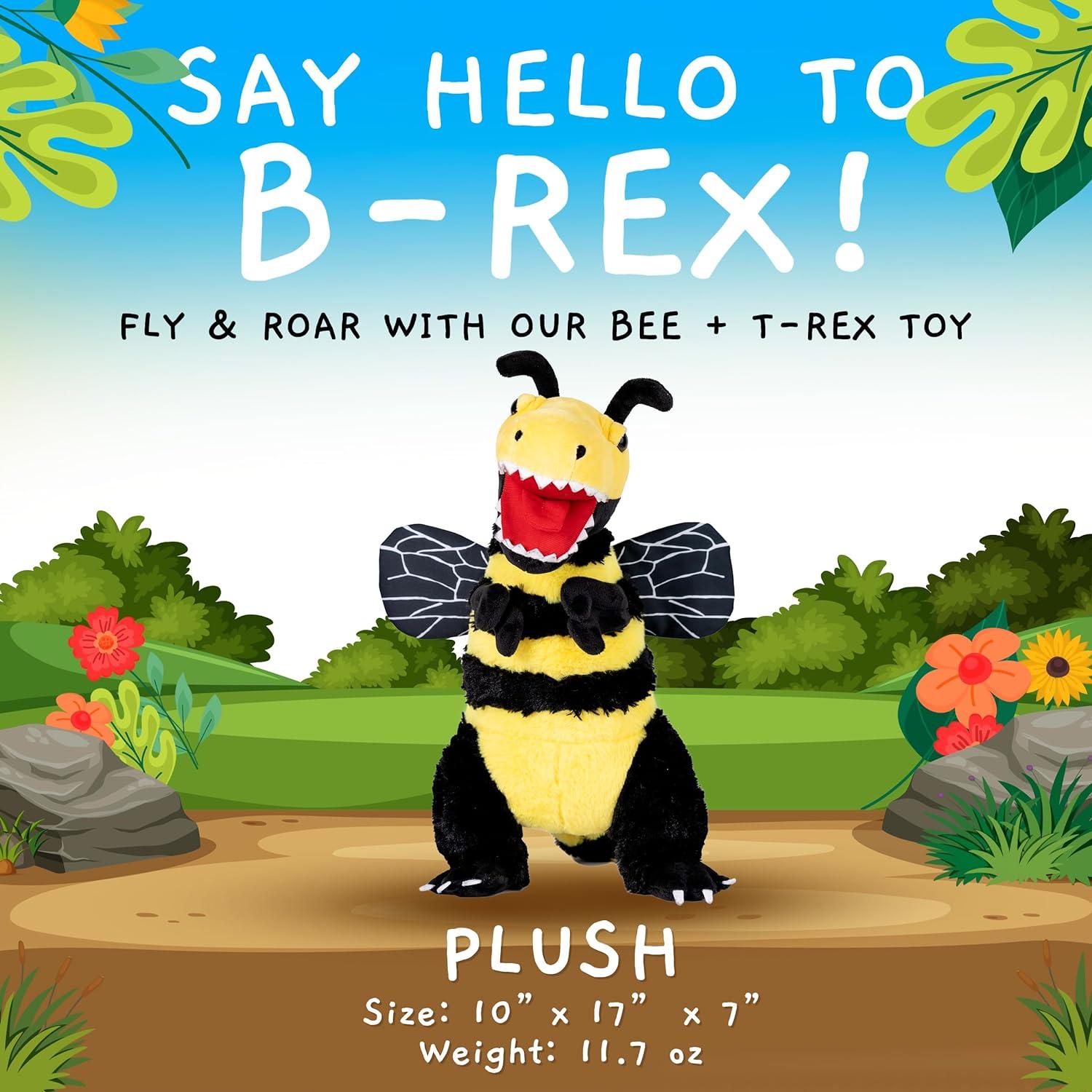 Peluches Híbridos Randimals B-Rex 25x17x43 cm para Niños