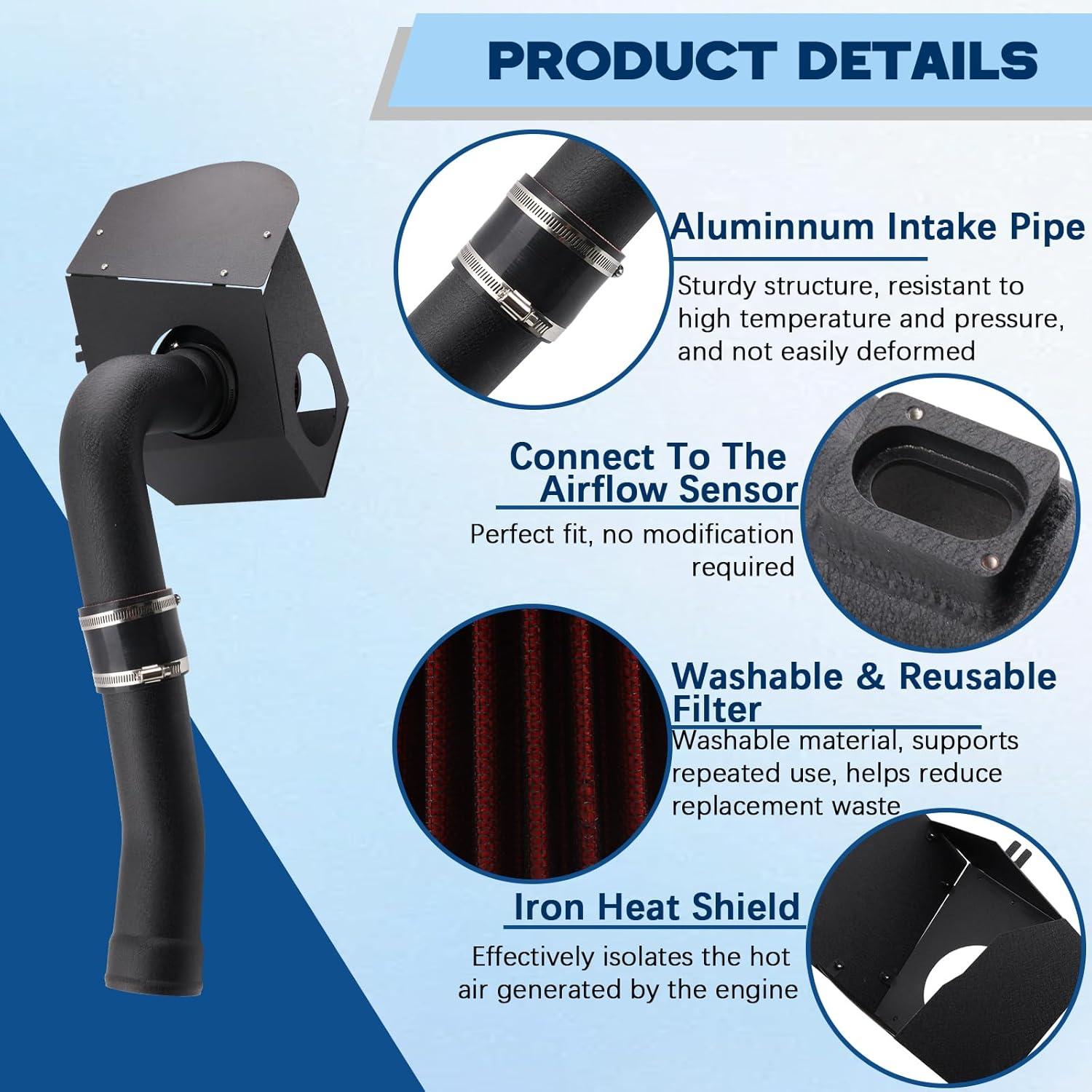 Sistema de Admisión de Aire Frío ANWENCHAPEY para BMW F10 520i 528i N20 2.0L