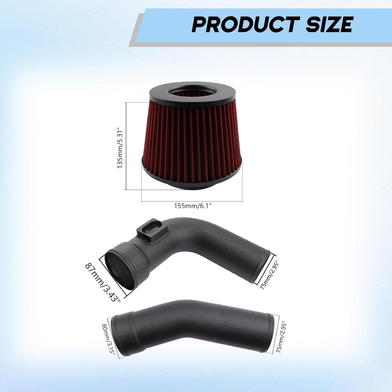 Sistema de Admisión de Aire Frío ANWENCHAPEY para BMW F10 520i 528i N20 2.0L