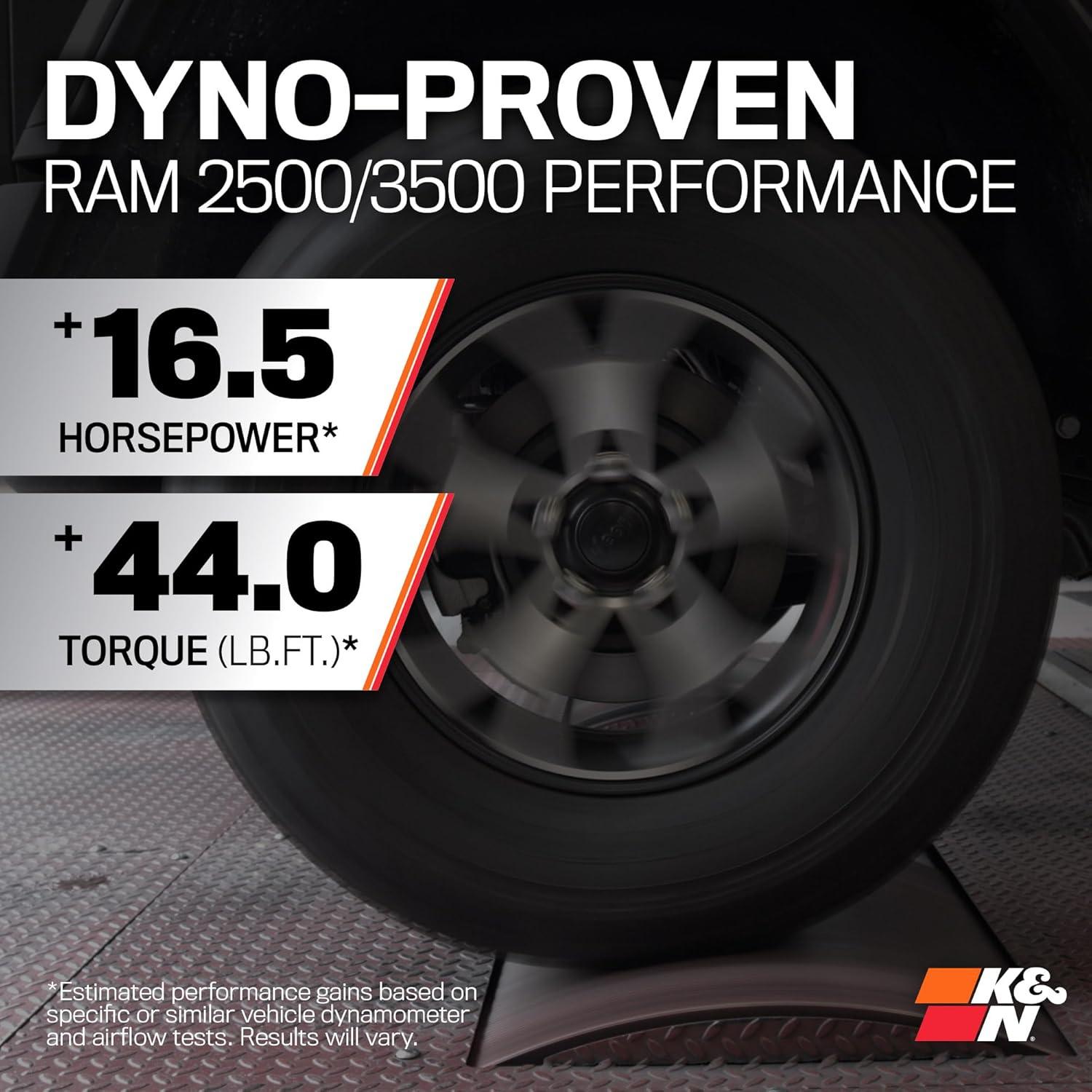 Sistema de Admisión de Aire Frío K&N 63-1592 para RAM 2500 2013-2018