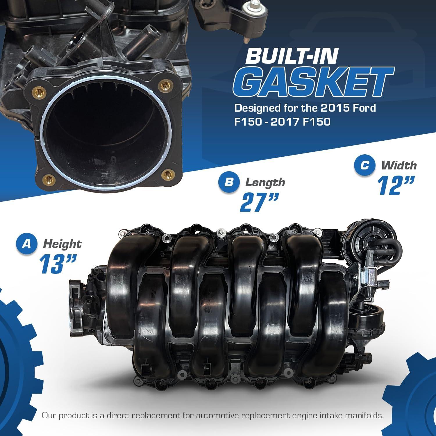 Colector de Admisión Auto Parts Prodigy para Ford F-150 5.0L 2015-2017