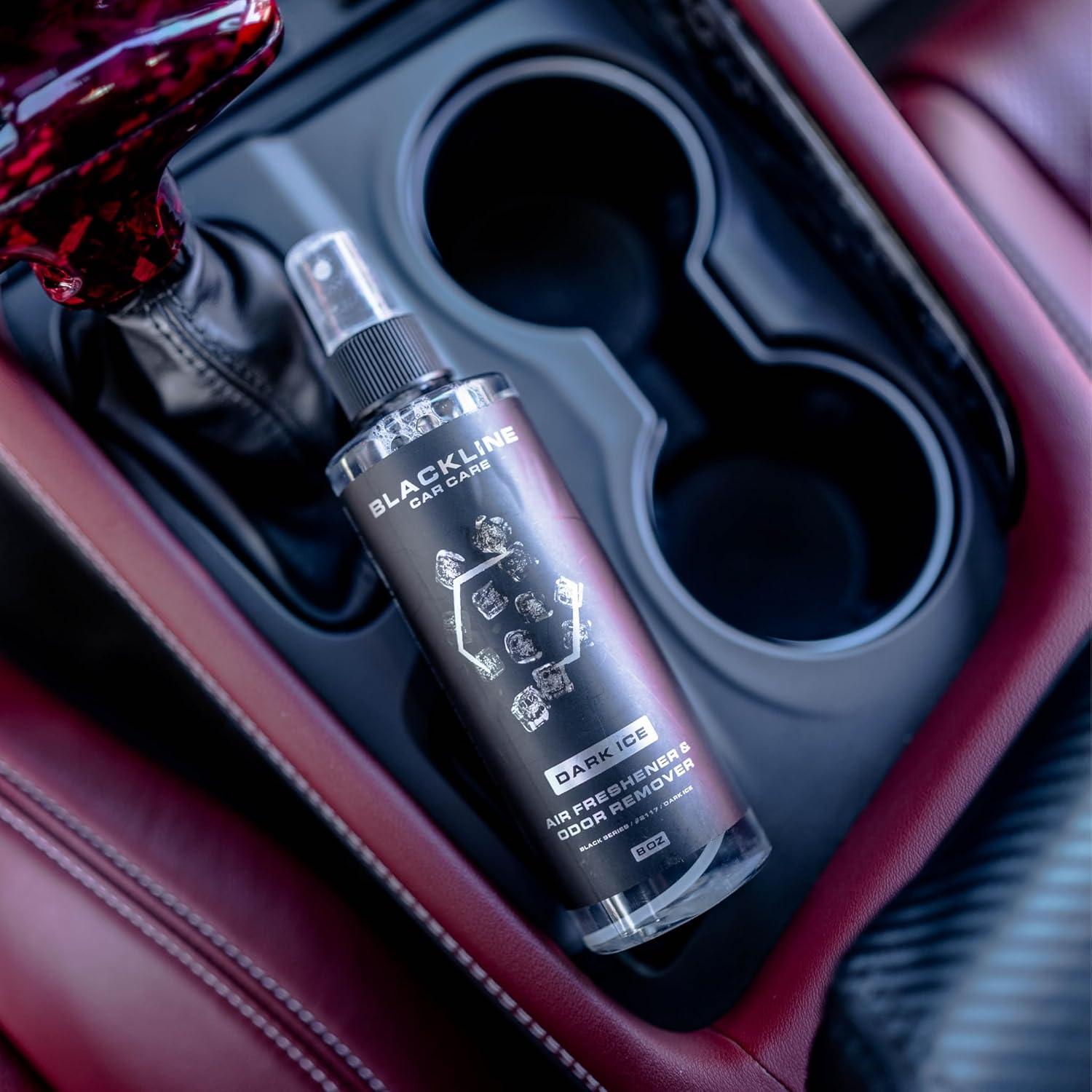 Ambientador de coche Blackline Dark Ice 236.6 ml - Eliminador de olores
