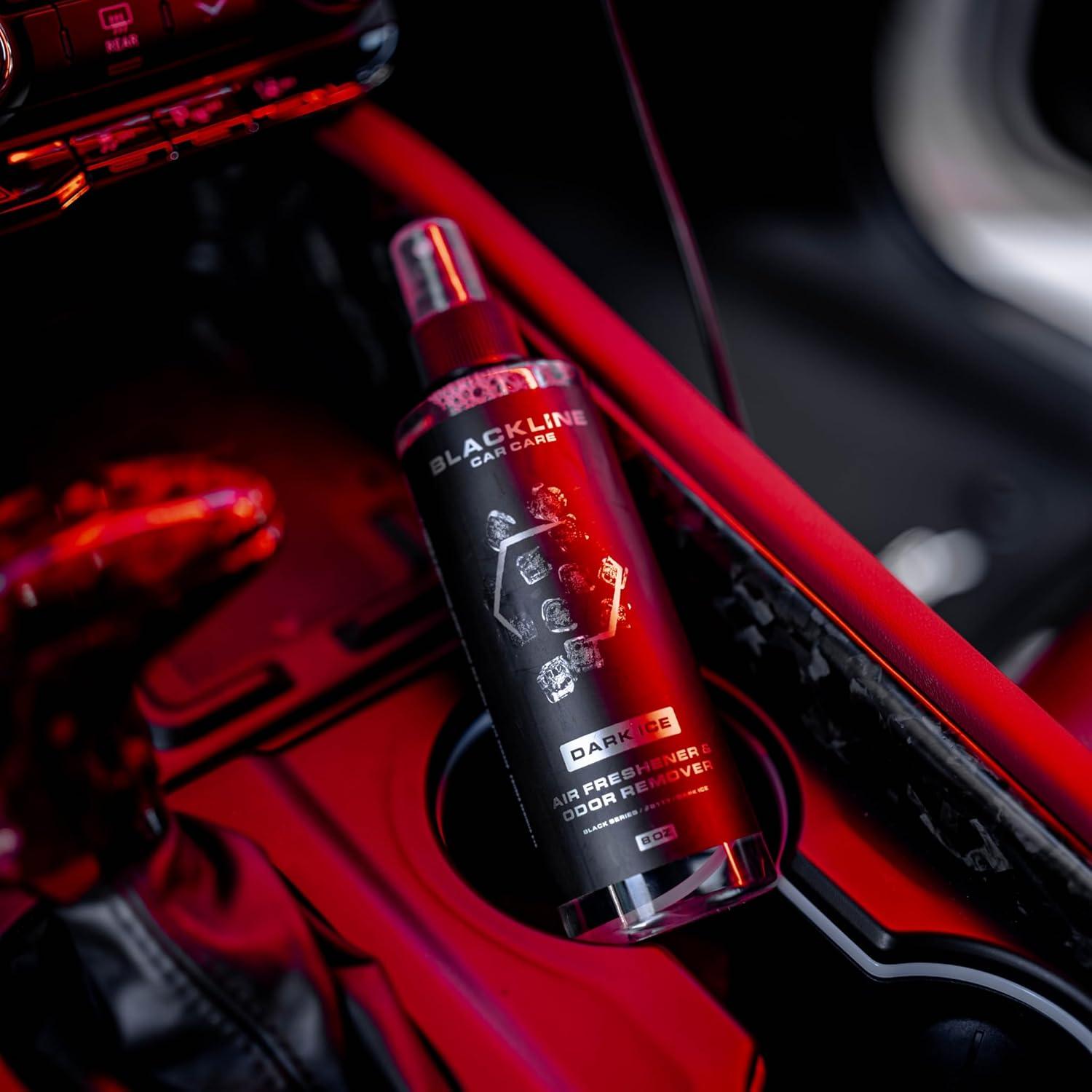 Ambientador de coche Blackline Dark Ice 236.6 ml - Eliminador de olores
