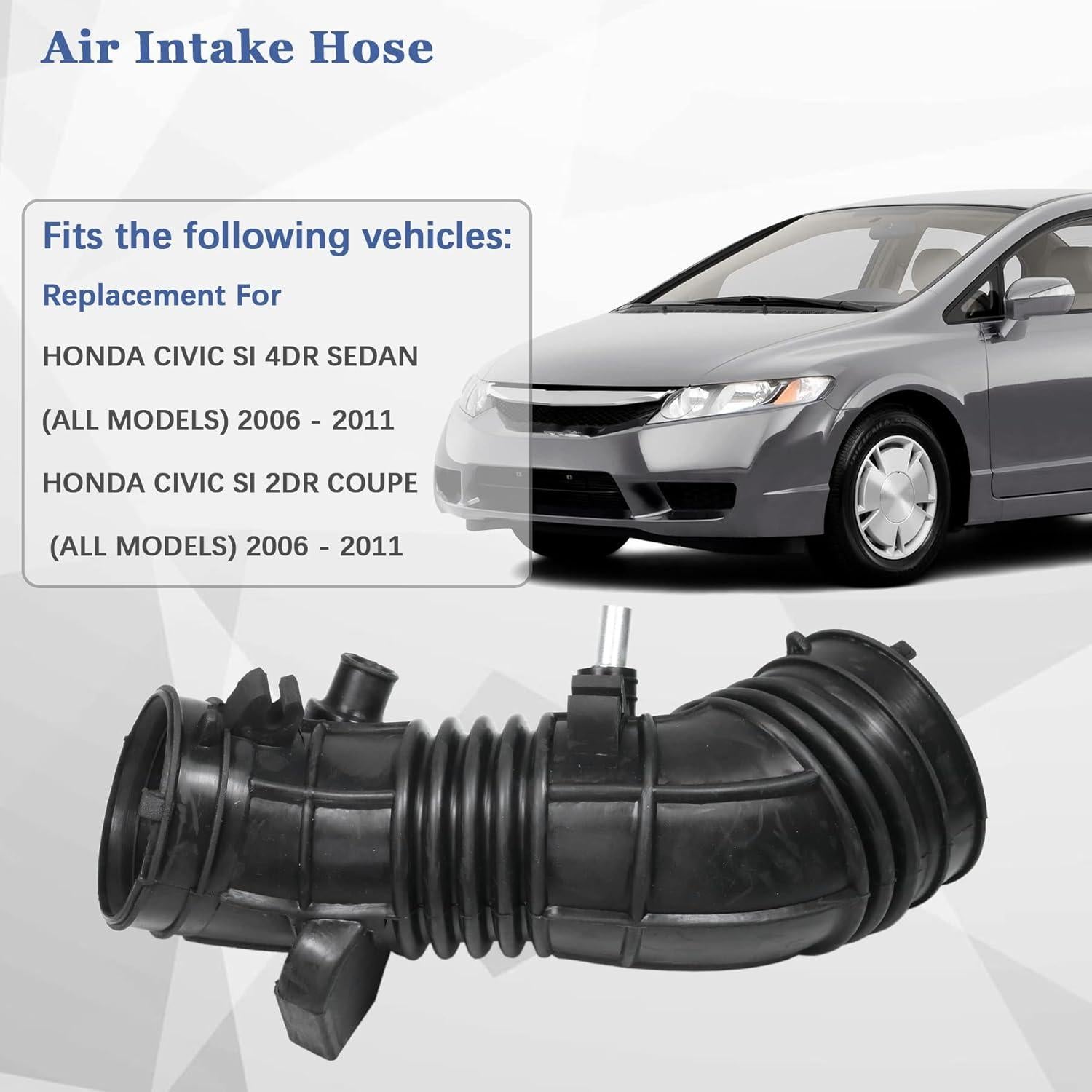 Manguera de Admisión de Aire JDMSPEED 17228-RRB-A01 para Honda Civic Si 2006-2011