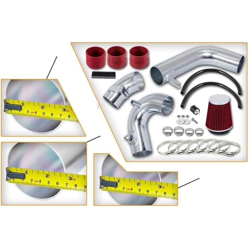 Kit de Entrada de Aire Frío y Filtro Rojo Honda Civic 2012-2015