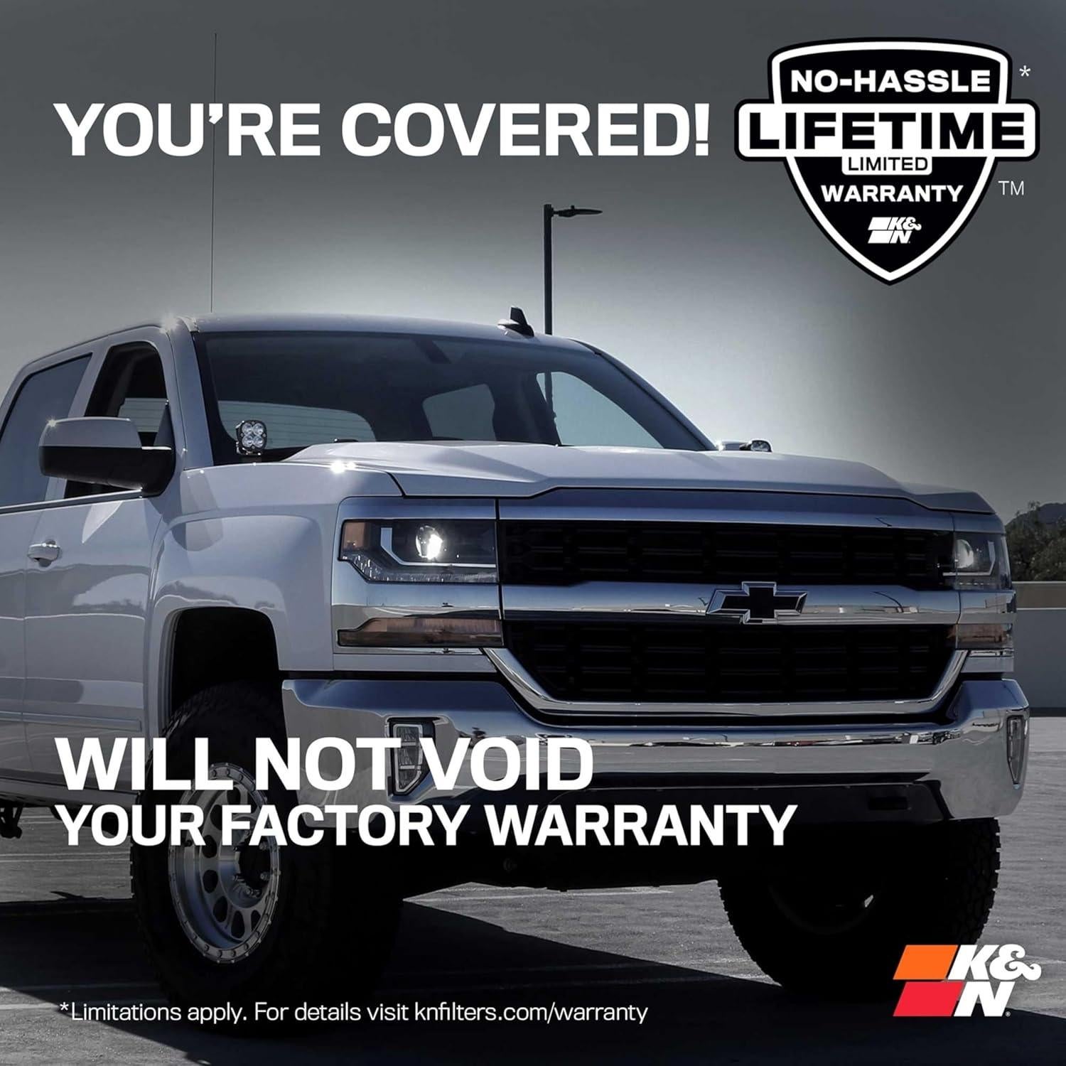 Sistema de Admisión de Aire Frío K&N 57-3070 para Chevy/GMC 2009-2014
