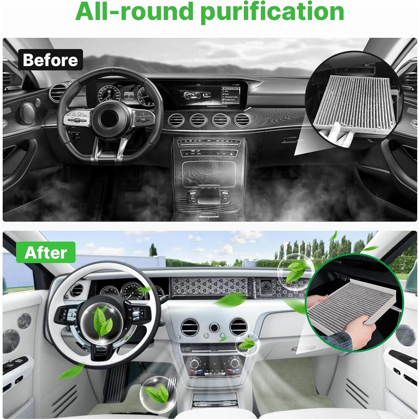 Filtros de Aire de Cabina RVgolf para BMW X3/X4 2018-2022