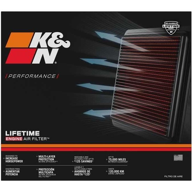 Sistema de Admisión de Aire Frío K&N 69-8704TP para Lexus