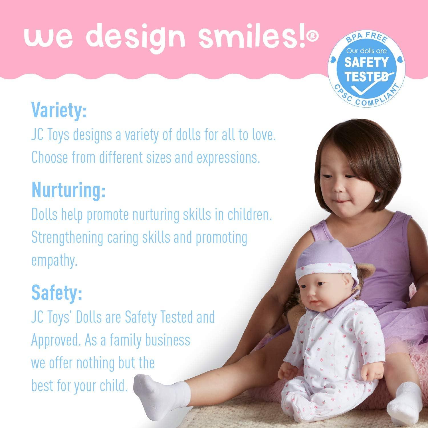 Muñeca de Bebé JC Toys La Baby 50.8 cm Morado