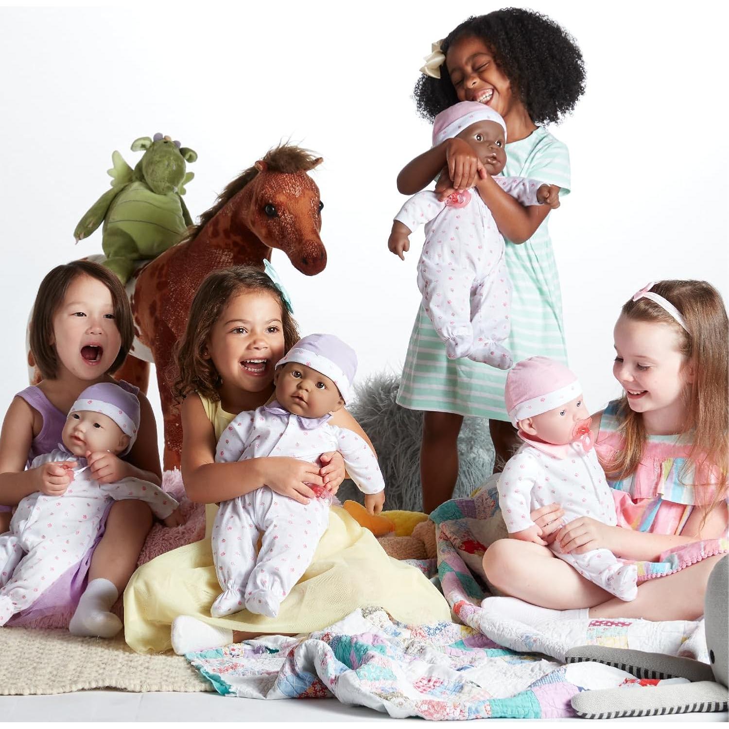 Muñeca de Bebé JC Toys La Baby 50.8 cm Morado