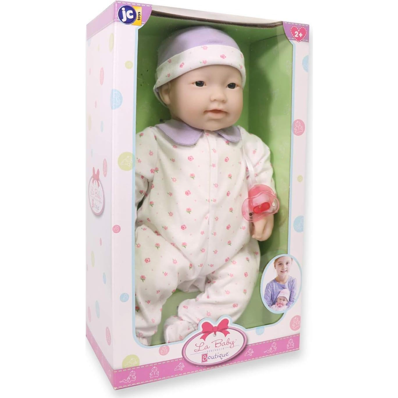 Muñeca de Bebé JC Toys La Baby 50.8 cm Morado