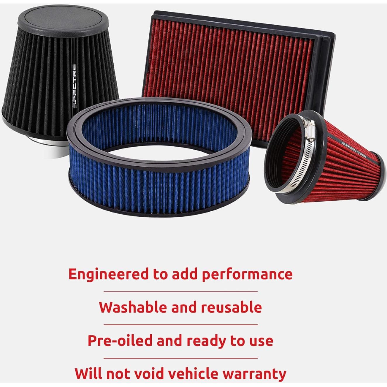 Filtro de Aire Spectre HPR9997 Lavable para Subaru y Lancia