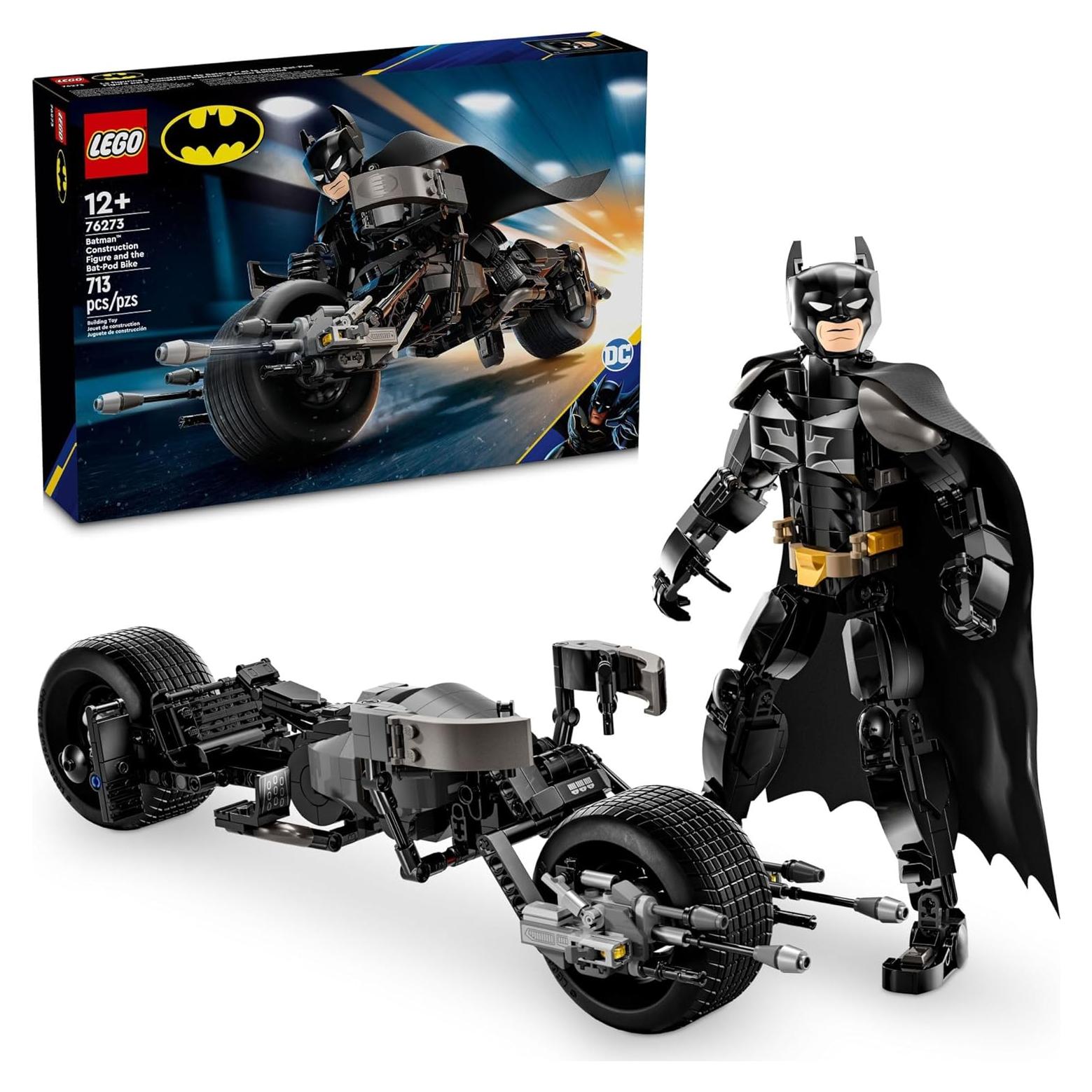 LEGO DC Batman Figura y Moto Bat-Pod 26 cm Juguete 12+