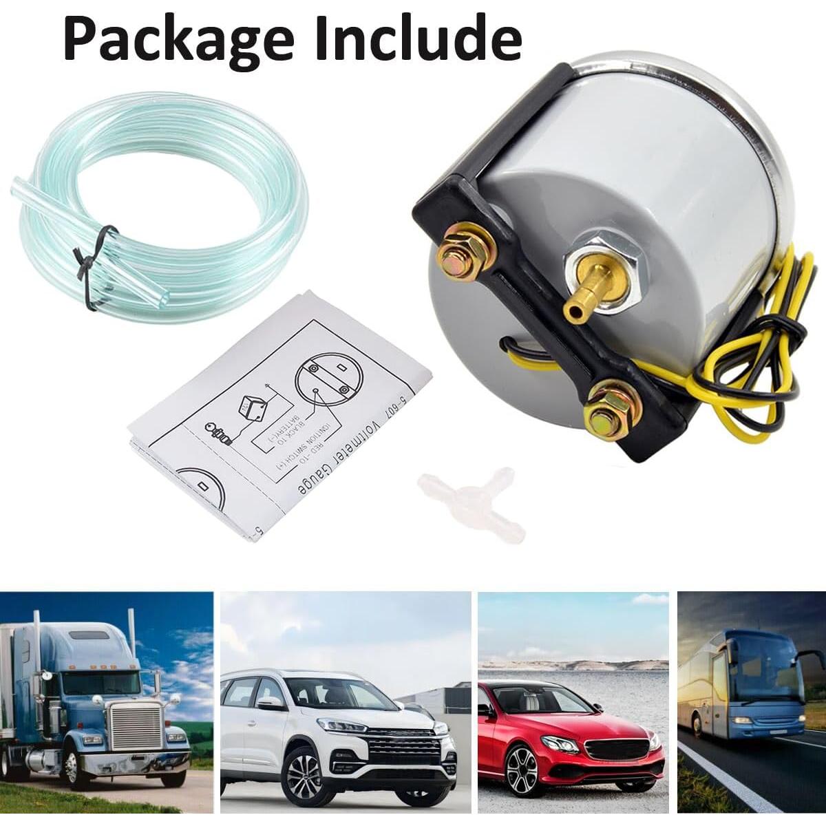 Medidor de Presión de Aumento Turbo LKRXW 52mm 0-35 PSI