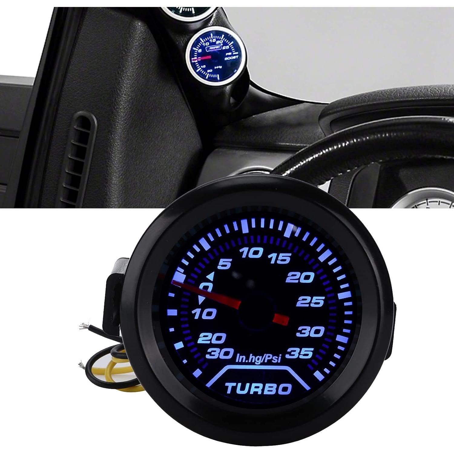 Medidor de Presión de Turbo Digital Locadence 52mm 35PSI