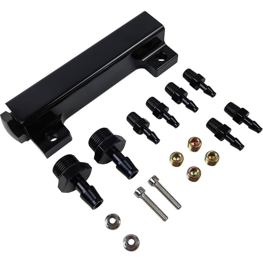 Kit Colector de Vacío 6 Puertos LLNSEAUTO para Turbo