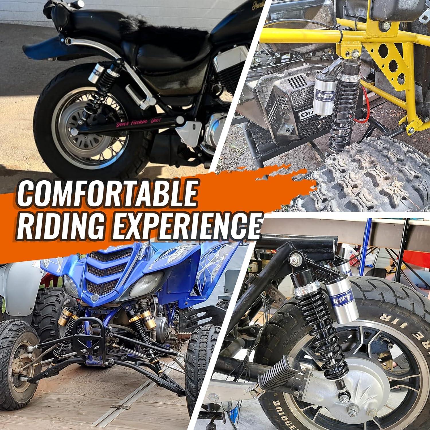 Amortiguadores Traseros Universales GZYF 340mm para Motocicleta