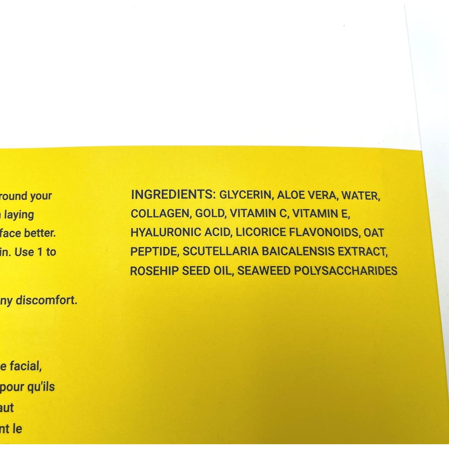 Mascarilla Facial Doppeltree Gold Hidrogel 24K Colágeno 425g