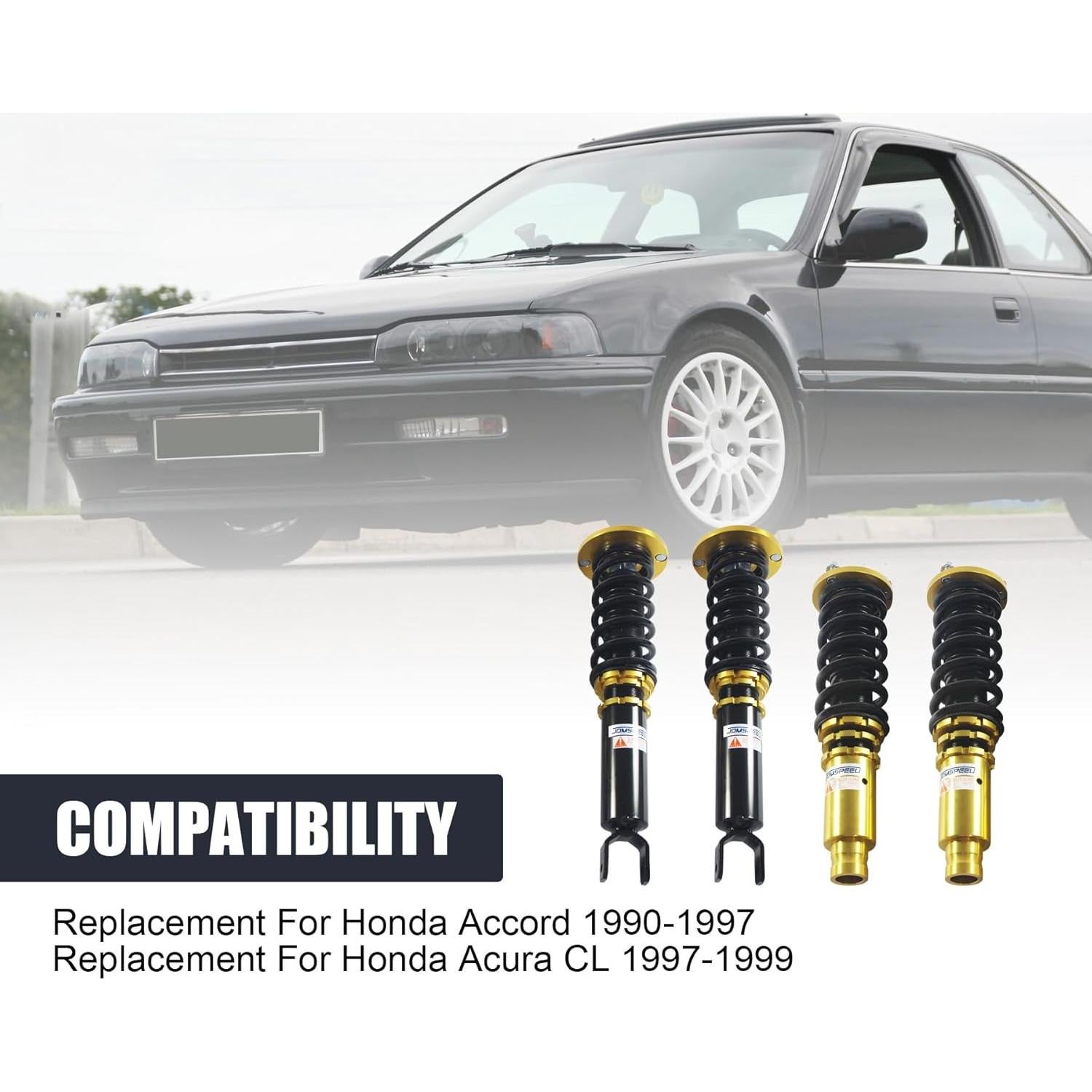 Kit de Amortiguadores Coilovers JDMSPEED para Honda Accord 90-97