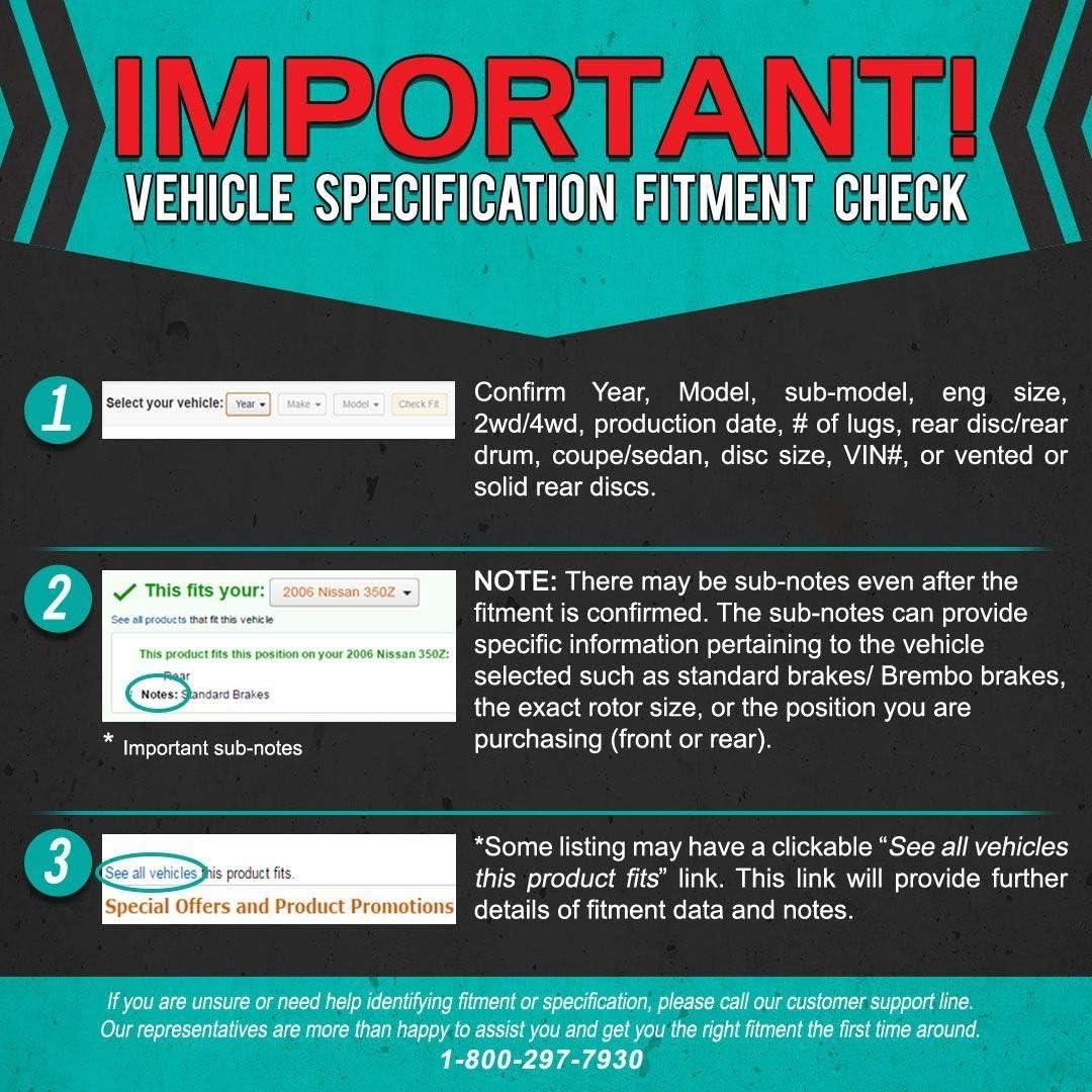 Discos de Freno Delanteros y Traseros Power Sport Honda Prelude 1992-1996