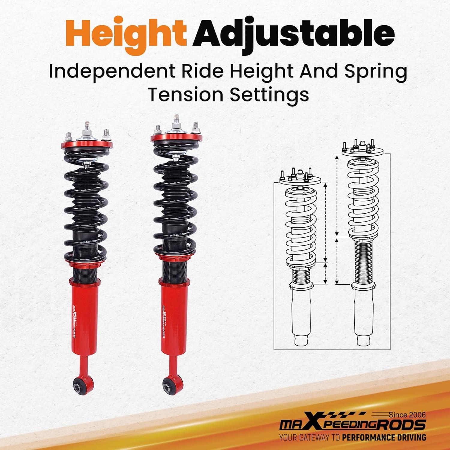 Amortiguadores Ajustables maXpeedingrods para Honda Accord 2003-2007