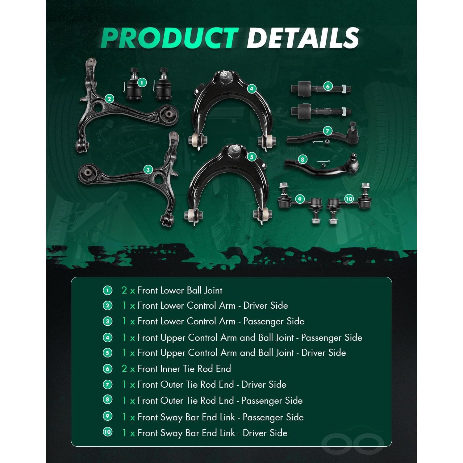 Kit de Suspensión SCITOO para Honda Accord 2005-2007