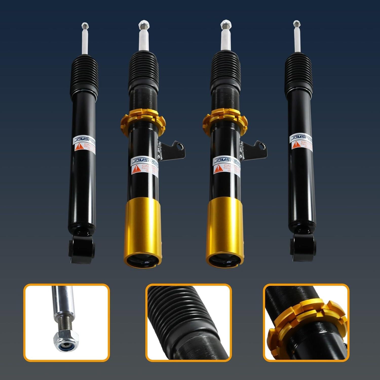 Suspensión Coilover Ajustable JDMSPEED para VW Golf Jetta MK5 MK6