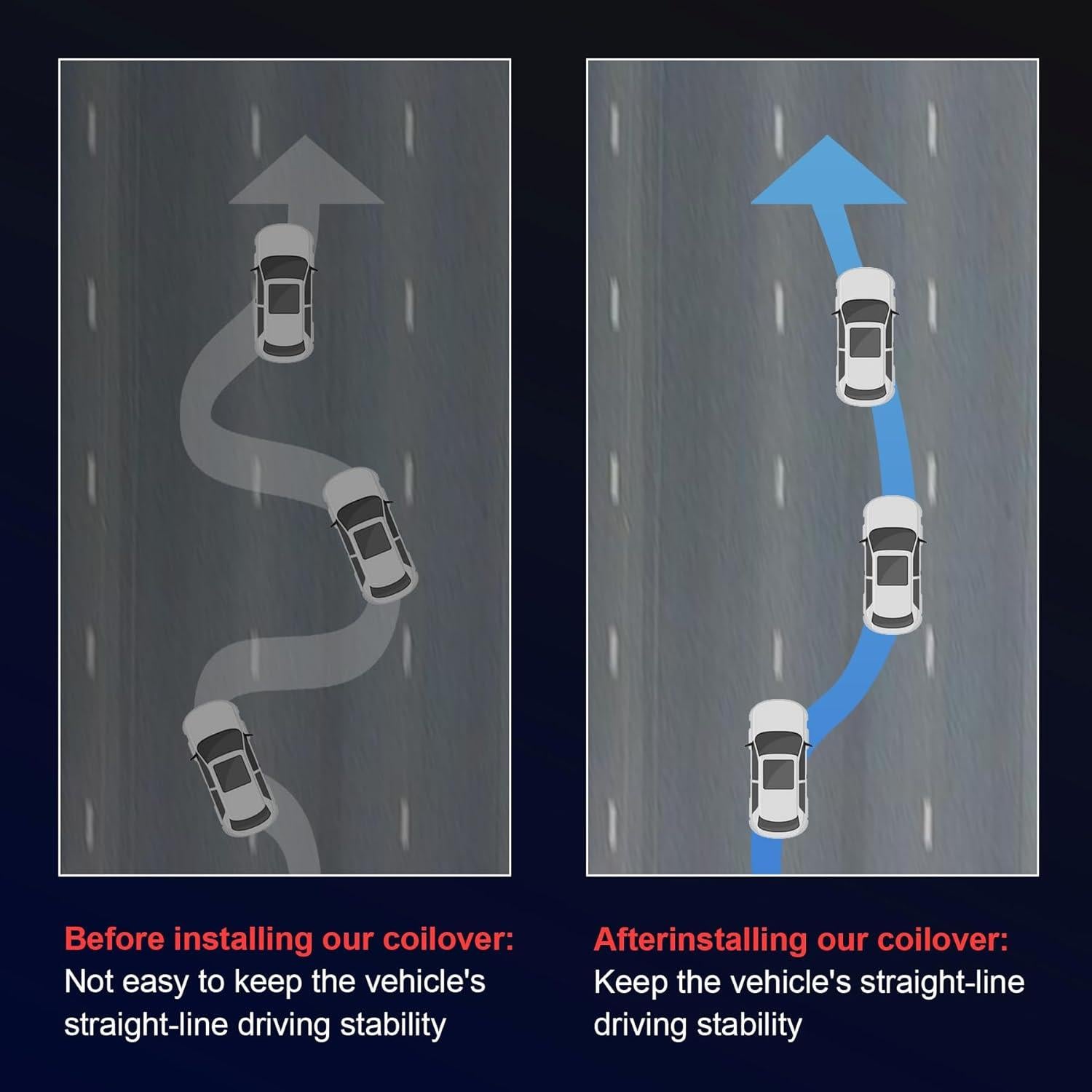 Kit de Suspensión Coilover JDMSPEED Rojo VW GTI 06-09 / Golf MK5 03-07