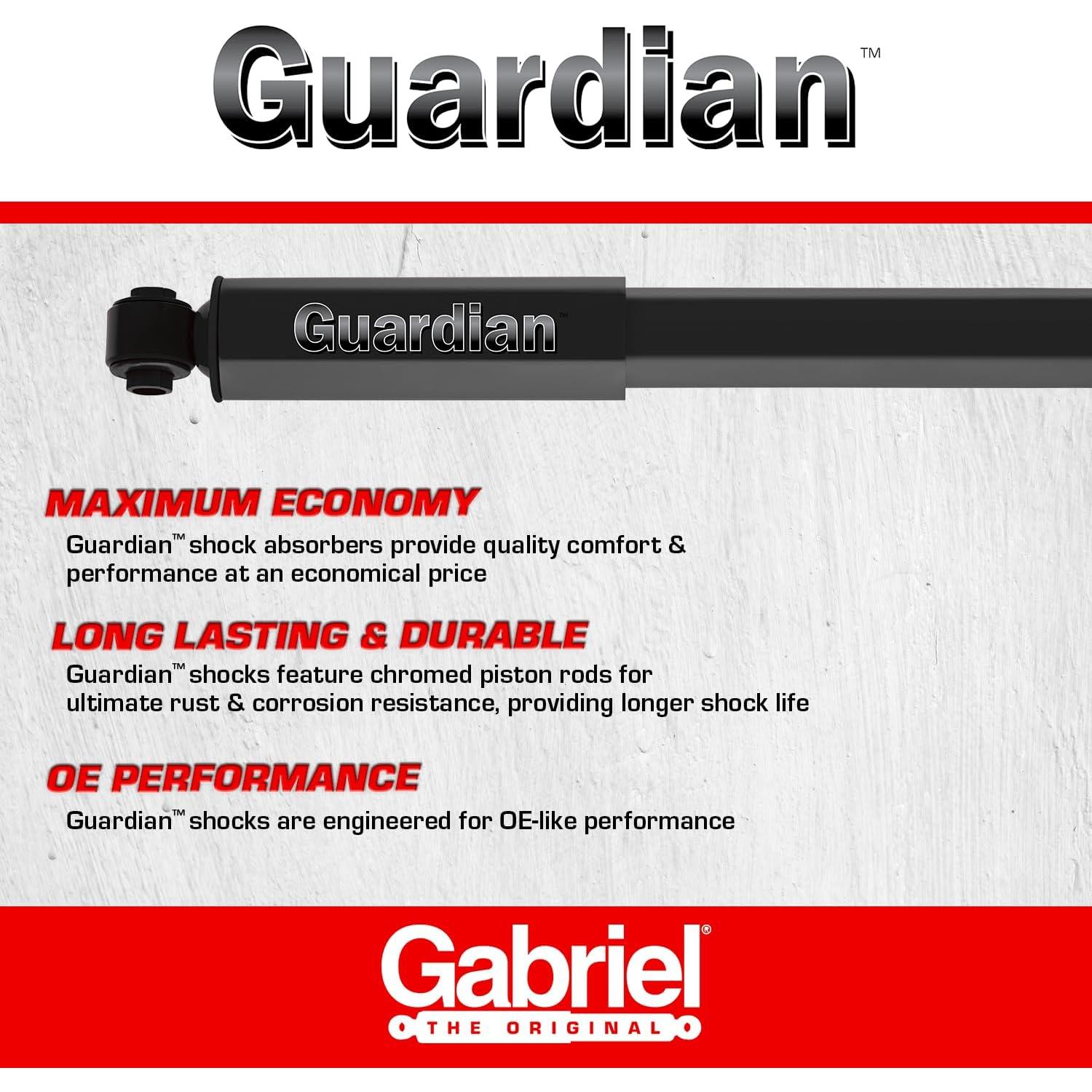 Amortiguadores Traseros Gabriel Guardian 81934 para VW 98-10